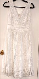 White lace dress